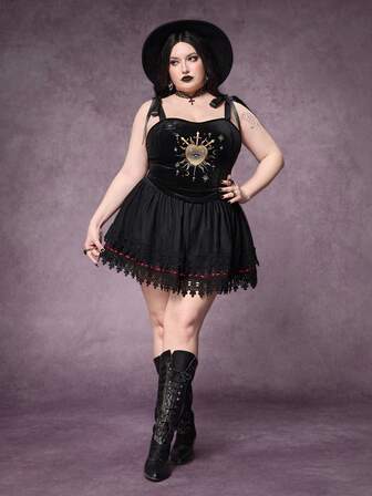 Goth Frauen Große Größen süßer vielseitiger sexy Mini Tüllrock, Geburtstagskleider