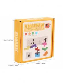 MINKOJA 3D Shadow Matching Puzzle Spatial Building Blocks Creative Construction Toy For Kids Logical Thinking Development Holiday Season Birthday Gift Ideas Educational Toys Must Haves - Multicolor - View 7