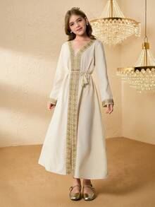 Girls' Long Formal Dress, Elegant Ball Gown