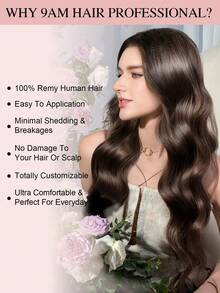 7PCS With 20 Clips Straight Clip In Hair Extensions 100% Real Human Hair Color F27/613# Golden Blonde Highlighted Light Blonde 14-22 Inch 115G Double Weft Invisible Clip Hair Extensions Remy Natural Human Hair For Women Girls Daily Use - SP27/613 - View 9