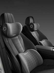 1个装汽车头枕，带颈部和腰部支撑 - 符合人体工程学的驾驶座椅垫，舒适贴合，适用于轿车/SUV/卡车，汽车枕头，汽车配件 - 彩色 - 查看 2