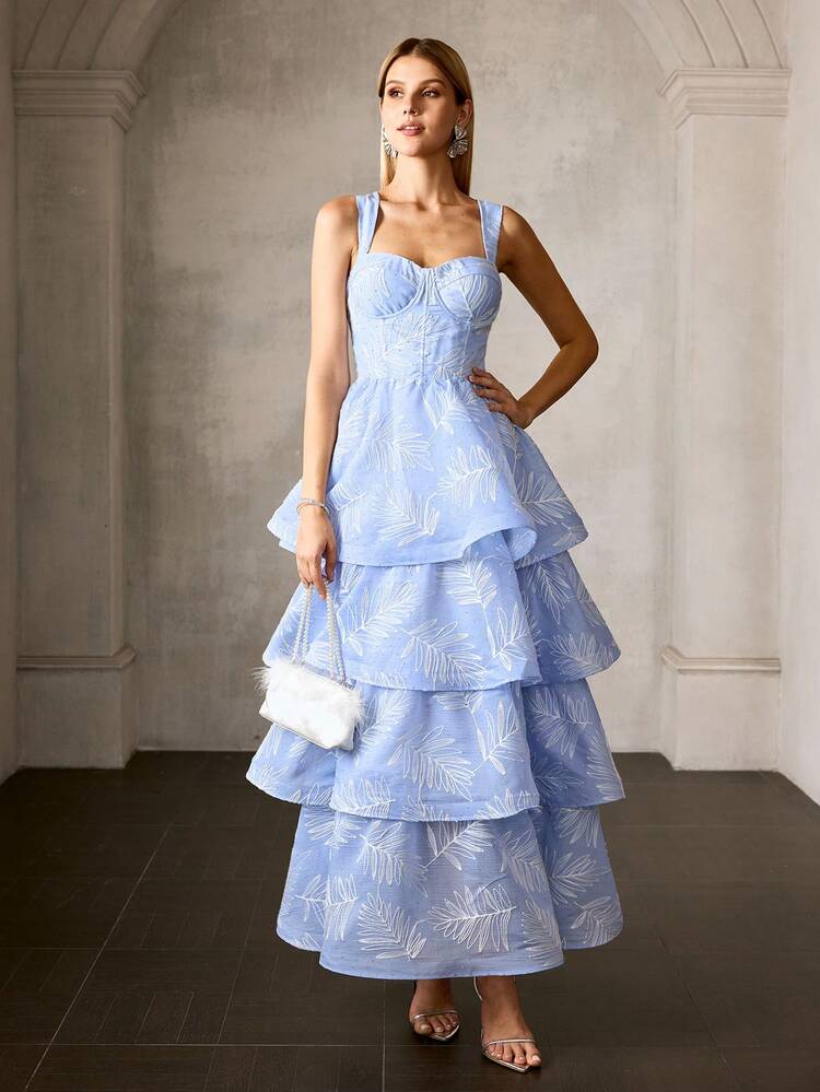 WOMEN'S NEW WAIST CINCHING FISHBONE LIGHTWEIGHT DRESS