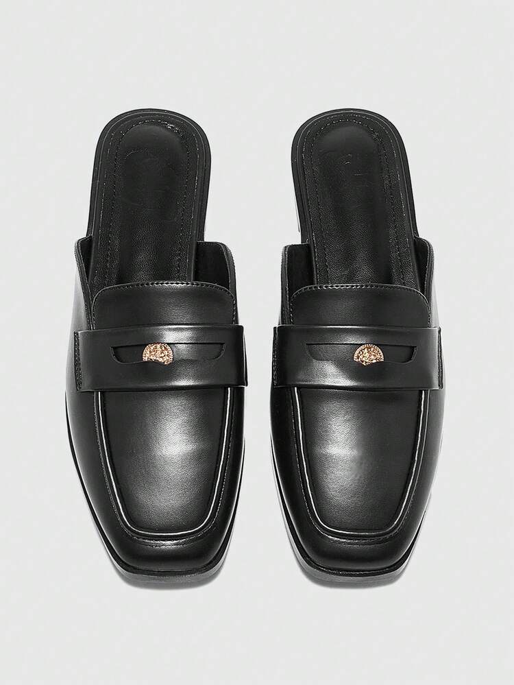 CUCCOO BIZCHIC Women's Casual Slip-On Mules, Comfortable And Versatile For Daily Commute For Christmas