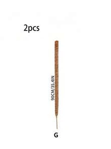 1pc/2pcs DIY Bendable Plant Support Poles, Flexible Moss Poles, Free-Form Climbing Vine Poles, Used To Support Plants, Monster Plants, Climbing Plants, Indoor Plants, Flowers, And Potted Plants With Stakes And Brackets, Spring Decoration - Brown - View 26