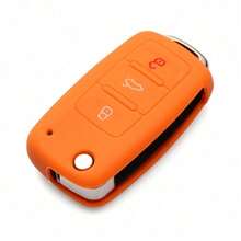 Silicone Key Case For VW Polo Passat B5 Golf 4 5 6 Jetta Mk6 Tiguan Golf CrossFox Plus Eos Scirocco Car Key Cover