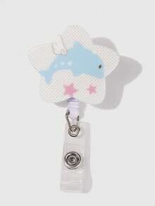 ROMWE Kawaii 1662275 Animation Badge Clip Star Acrylic Badge Buckle, Retractable ID Buckle 1 - Multicolor - View 10