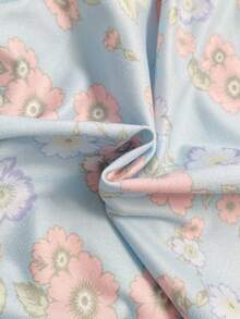 4件套女童可爱碎花短袖休闲连衣裙，夏季 - 彩色 - 查看 6