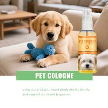 1pc/2pcs Parfum Hewan Peliharaan Bebas Alkohol, Kualitas Ekspor, Kemasan Bahasa Inggris, Cologne Hewan Peliharaan, Semprotan Penghilang Bau Universal untuk Kucing dan Anjing. - 50ml - View 5