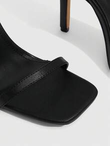 CUCCOO SZL Sandale elegante cu toc minimalist pentru femei, pentru naveta