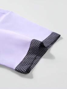 Manfinity Mode Chemise à manches courtes décontractée pour hommes avec patchwork