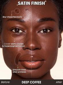 SHEGLAM Skin Sync Satin Foundation-Deep Coffee - Deep Coffee - View 2