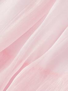 SHEIN MOD Women's Elegant Party Dress, Solid Color Sleeveless With Ruffle Hem And Knot Detail On Shoulder, Summer, Garden Party Formal Dress ,Tea Party Outfit Women, Valentine's Day Dress, Carnival Clothes, Beach Dress, Wedding Guest Dress For Women, Birthday Dress For Women, Elegant Dresses For Party, Vacation Dress, Pink Dress, Multi-Layered Skirt Dress, Bridesmaid Dress - Pink - View 5