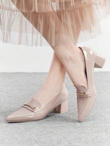 CUCCOO BIZCHIC Women's Pointed Toe Daily Commute Fashion High Heel Pumps Spring Shoes - Dusty Pink - View 5
