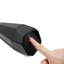 Car Trash Can With Lid, Car Garbage Bin Organizer Holder With Trash Bag Roll, Portable Hanging Mini Leak-Proof Car Storage Bag For Car, SUV, Office - Black - View 9