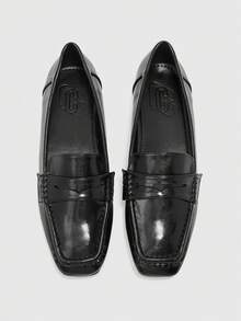 CUCCOO BIZCHIC 女士方头休闲通勤百搭鞋 - 黑色 - 查看 2