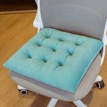 1个柔软透气的现代方形椅垫 - 四季通用多功能坐垫 - 可机洗，经久耐用，舒适贴合，适用于家庭、办公室、餐厅家具 - 现代风格，易于清洁的表面，完美贴合椅子和长凳 - 厨房和餐厅的理想之选 - 餐椅坐垫，适合长时间坐姿，坐垫，座椅垫 - 彩色 - 查看 17