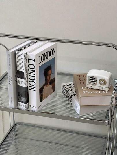 5pcs/Set Indoor Simple & Fashionable Decorative Faux Books For Atmosphere & Home Decoration, Foldable, Suitable For Various Festivals Best Gifts Birthday Graduation