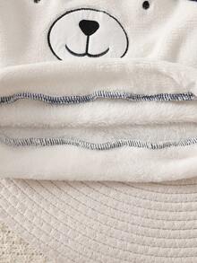 Vintaside Kids Bộ áo dài tay và quần dài họa tiết gấu dễ thương cho bé trai, phối màu xanh lá cây và trắng, thích hợp mặc hàng ngày, trong nhà và ngoài trời, mùa thu/đông. - màu xanh lá - Xem 9