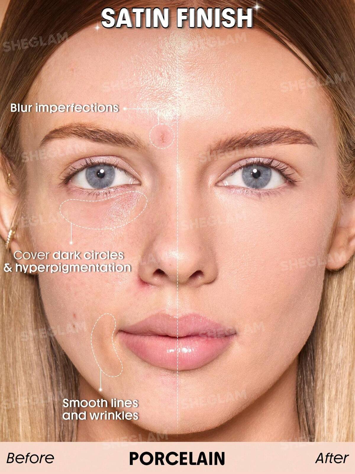 Skin Sync Satin Foundation-Porcelain