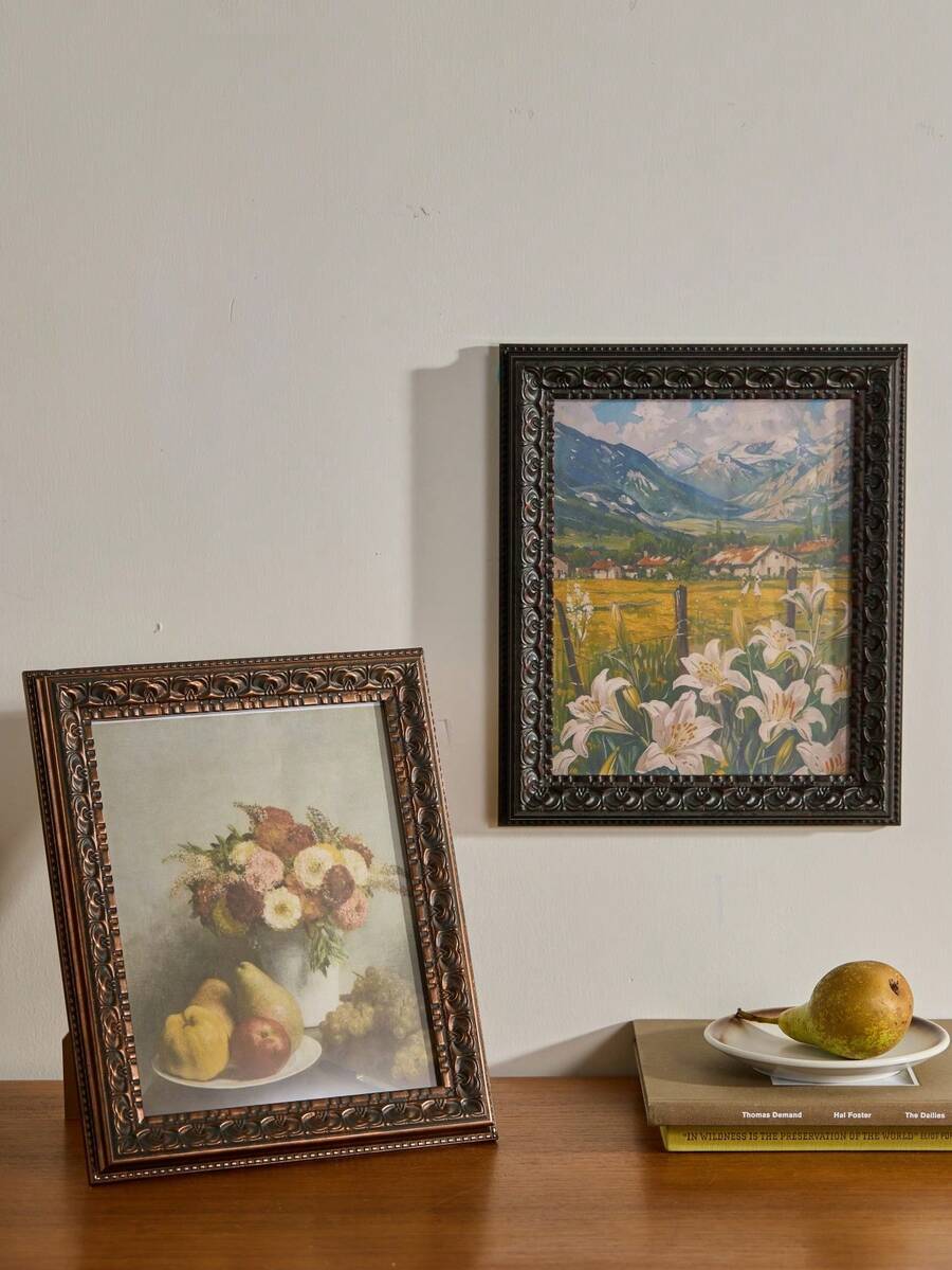 Cirelle 1pc 6-Inch, 7-Inch, 8-Inch, 10-Inch And 12-Inch Wall-Mounted Or Tabletop Display Photo Frame, Suitable For DIY Decorative Photo Frames In Homes, Offices, And Galleries. Customizable For Photo And Artwork Printing. - Multicolor - View 1