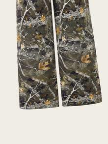 Tween Girls Elastic Waist Straight Leg Loose Casual Pants - Multicolor - View 6