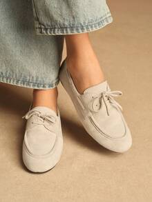 Rosivie Women's Casual Versatile Commuting Flat Shoes Valentine's Day - Beige - View 4