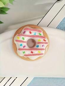 5个10片装迷你甜甜圈造型冰箱贴，色彩缤纷，可爱磁性装饰，适用于厨房、白板、办公室橱柜、洗碗机等家居收纳，趣味桌面配件，礼品之选。 - 彩色 - 查看 8