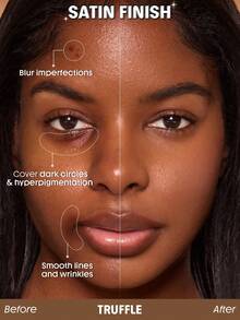 SHEGLAM Skin Sync Satin Foundation-Truffle - Truffle - View 2