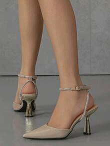 Women Pumps - Apricot - View 3