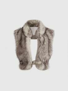 ROMWE Grunge Punk Y2K Sexy Backless Furry Halter Crop Top