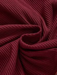 ROMWE Goth 返校季复古哥特格子拼接长袖衬衫，大码女装 - 彩色 - 查看 4