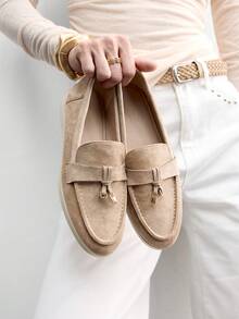 CUCCOO BIZCHIC Women Casual Slip-On Flat Athletic Sneakers Pink Spring Shoes Spring Break Easter Valentine's Day - Ginger - View 1