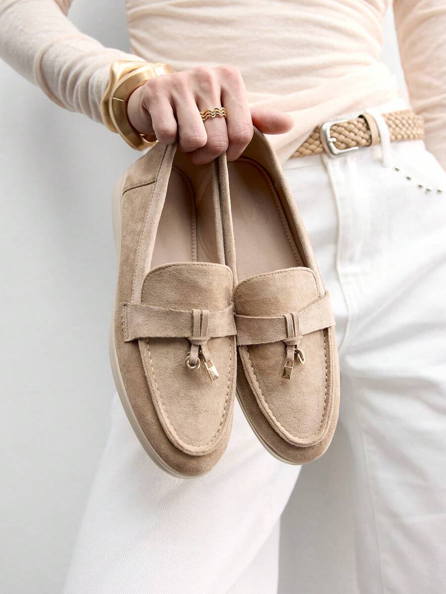 CUCCOO BIZCHIC Women Casual Slip-On Flat Athletic Sneakers Pink Spring Shoes Spring Break Easter Valentine's Day - Ginger - View 1