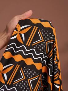 Veslaya 2026早春新款大码女装音乐节休闲度假印花背心和阔腿裤套装 - 彩色 - 查看 9