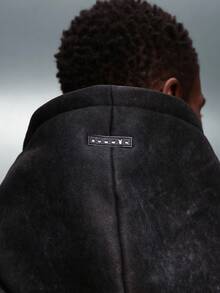 PLAYBOY X SUMWON Acid Washed Zip Through Hoodie With Centre Pocket Vintage Style Comfortable Casual Sweatshirt Winter Streetwear Essential