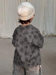 Dazy Kids Young Boy All-Over Print Casual Button-Front Shirt