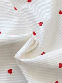 SHEIN Playful Pals 3件套女童夏季套装，女婴短袖波点休闲时尚套装