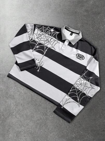 Street Life Sweat-shirt-shirt à capuche homme style rétro avec imprimé graphique de la Vierge Marie et rayures, style américain streetwear