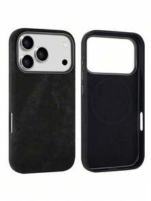 Luxury Magnetic Case Compatible With 17 Air Pro Max 16 15 14 13 17Pro High Quality Wireless Charging Magnetic Mobile Cover - Black - View 13