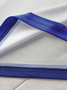 Resyla 夏季新品，仿水钻效果，撞色设计，多色精致骏马印花图案，多边形花卉迷彩印花图案，双条纹印花，图案设计，休闲百搭风格，女士常规版型T恤，经典白色，日常穿着，宽松舒适，适合户外休闲穿着 - 彩色 - 查看 4