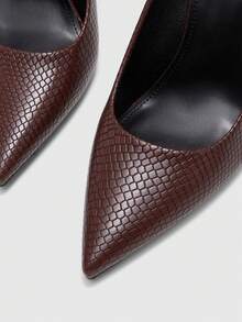 CUCCOO BIZCHIC 新款百搭尖头高跟女式礼服鞋 - 鏽棕色 - 查看 8