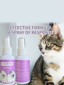 1瓶猫咪舒缓喷雾，基于信息素的猫咪情绪舒缓喷雾。 - 彩色 - 查看 4