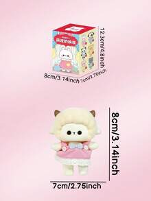 POKOJA LAND 盲盒（非毛绒填充）可爱卡通动物摆件，一套热门“宠物派对装扮”系列盲盒摆件，可爱动物角色摆件，包含6款常规精美款式和1款独家隐藏小羊惊喜。适合摆放在桌面上作为装饰品，装饰房间，是馈赠亲朋好友的节日必备礼物、情人节礼物和派对赠品。 - 潮玩盲盒 - 查看 5