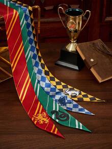 HARRY POTTER X SHEIN 4-Piece Set Smooth Silky Satin Headbands/Scarves, Suitable For Hair Styling, Gift, Outdoor Travel,Back To School - Multicolor - View 9