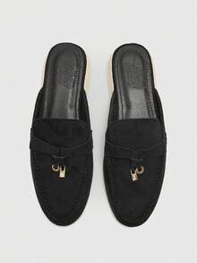 CUCCOO BIZCHIC 女士休闲套脚平底运动鞋 - 靜夜黑色 - 查看 2