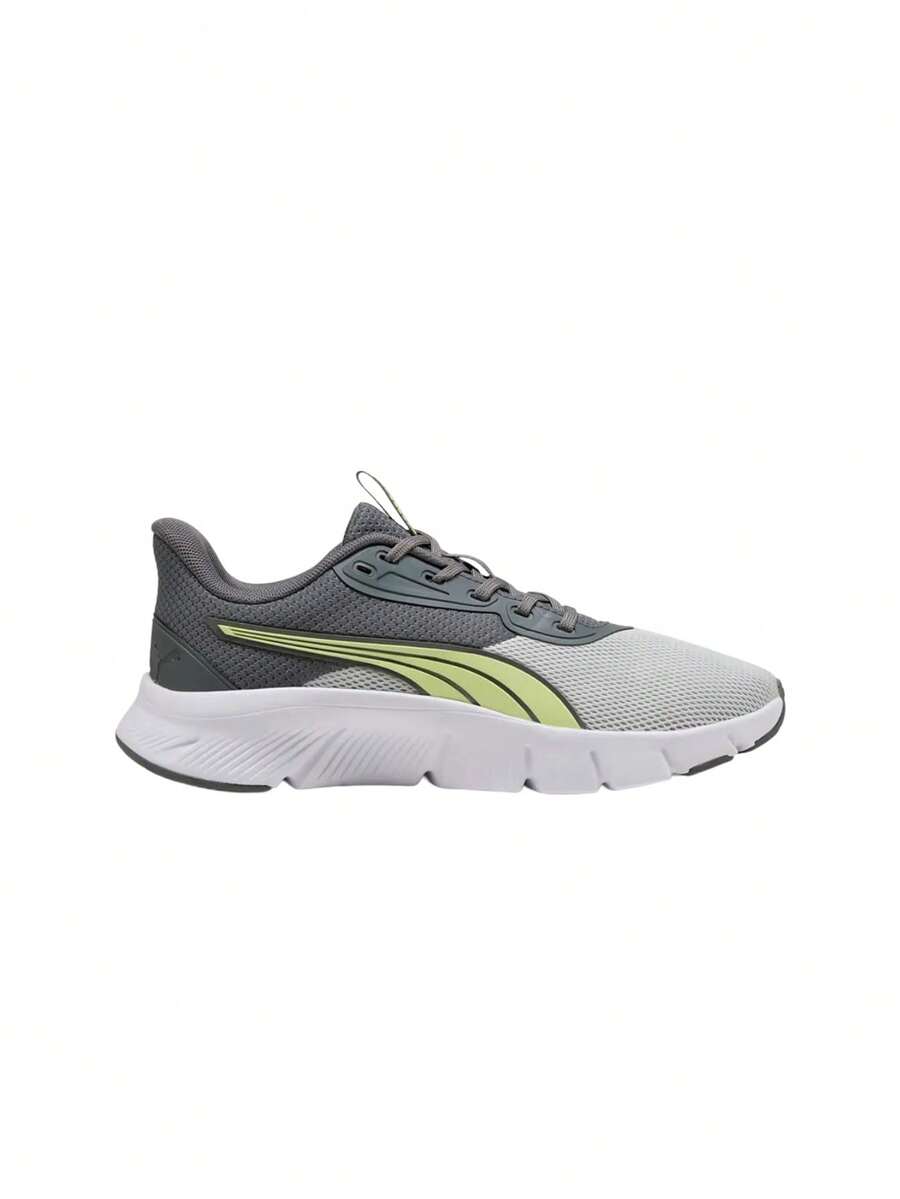 Puma FlexFocus Lite Modern Kids Sneaker Dark Gray / Yellow / White 401517 - Gray Yellow - View 1
