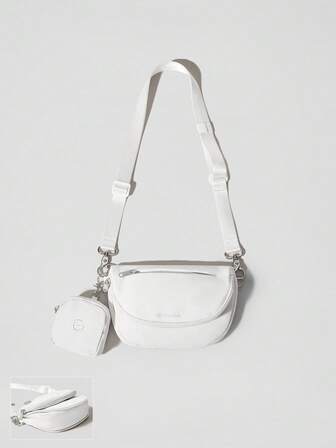 GLOWMODE Bolsa de hombro resistente al agua de 1.5L con correa ajustable y bolsillo extraíble, para uso diario y casual