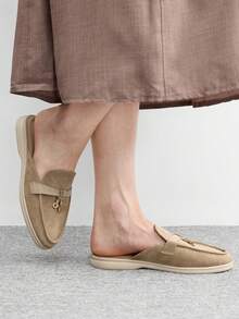 CUCCOO BIZCHIC Women's Casual Slip-On Flat Athletic Sneakers Valentine's Day - Light Grey - View 3