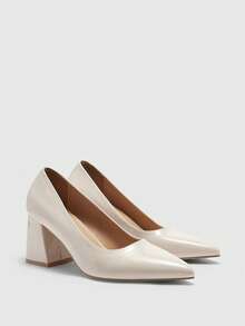 CUCCOO BIZCHIC Tacones altos elegantes de punta fina para uso diario - Chantilly - Ver 7