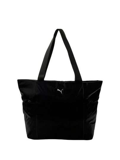 Puma Up Women Shopper Bag Black-Metallic Gold Logo